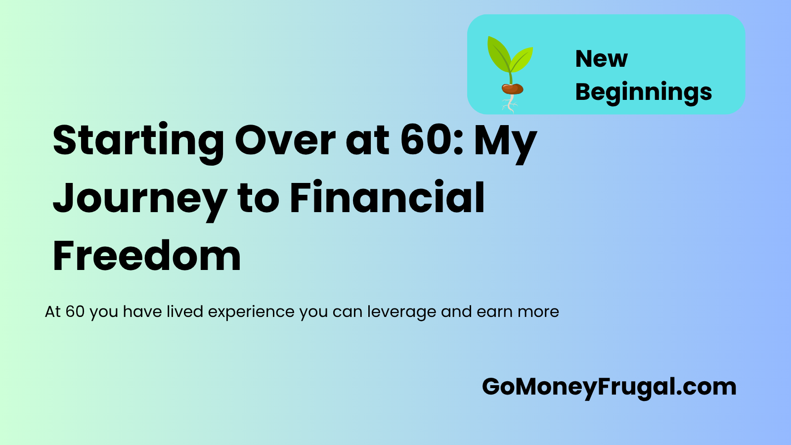 Starting Over at 60: My Journey to Financial Freedom (US Edition)